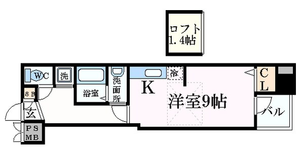 エクセリア小町の物件間取画像